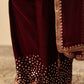 EMBROIDERED VELVET UF-4315