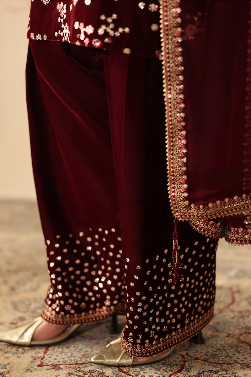 EMBROIDERED VELVET UF-4315