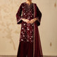 EMBROIDERED VELVET UF-4315