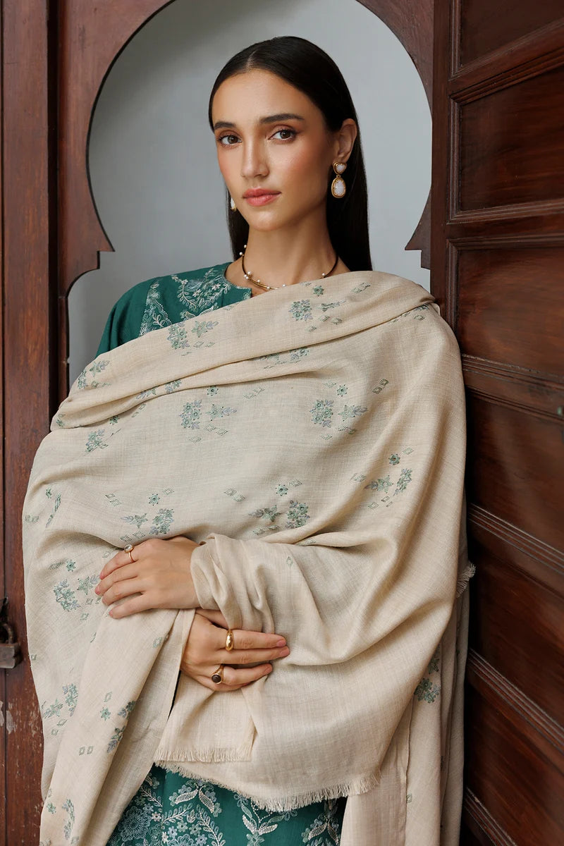 EMBROIDERED KHADDAR UF-4586