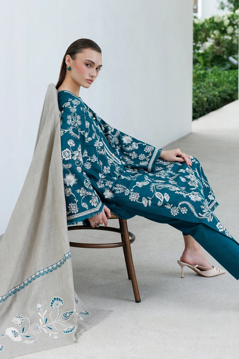 EMBROIDERED KHADDAR UF-4594