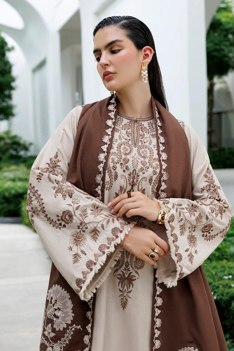 EMBROIDERED KHADDAR UF-4595