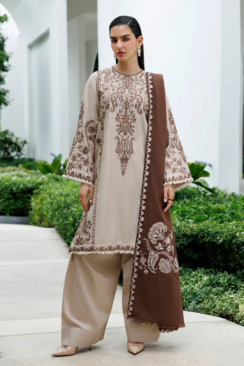 EMBROIDERED KHADDAR UF-4595