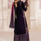 EMBROIDERED VELVET UF-748