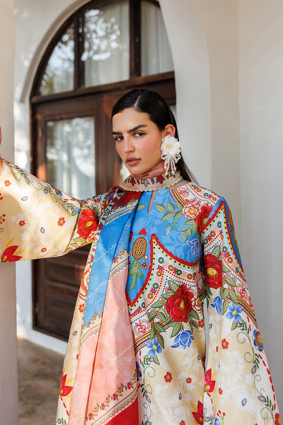 EMBROIDERED LAWN USE-9312