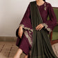 Embroidered Jacquard khaddar UW-0147