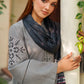 Embroidered Jacquard khaddar UW-0164