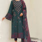 Embroidered Jacquard khaddar UW-0175