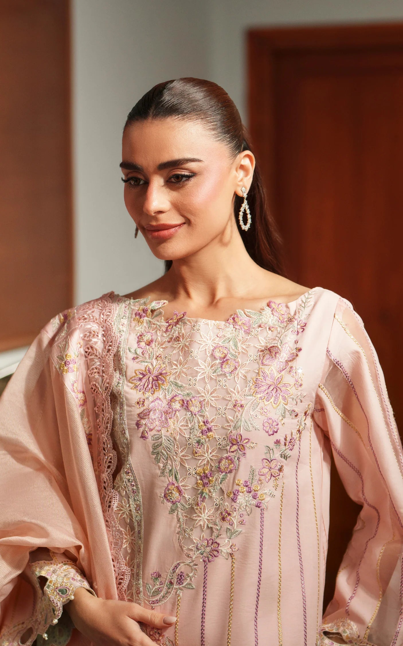 Crimson Courage VUL26-08 | 3pcs Embroidered Unstitched Summer