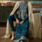 3 Piece Embroidered Suit | W-FB-WH-26-486001