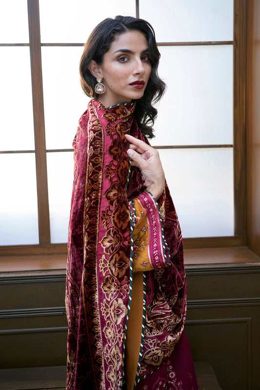 3 Piece Embroidered Suit | W-FB-WH-26-486005