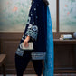 3 Piece Embroidered Suit | W-FB-WH-26-486006