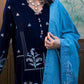 3 Piece Embroidered Suit | W-FB-WH-26-486006