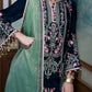 3 Piece Embroidered Suit | W-FB-WH-26-486010