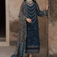 3-pc Unstitched Embroidered Printed Chiffon Collection VSL25-43
