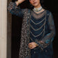 3-pc Unstitched Embroidered Printed Chiffon Collection VSL25-43