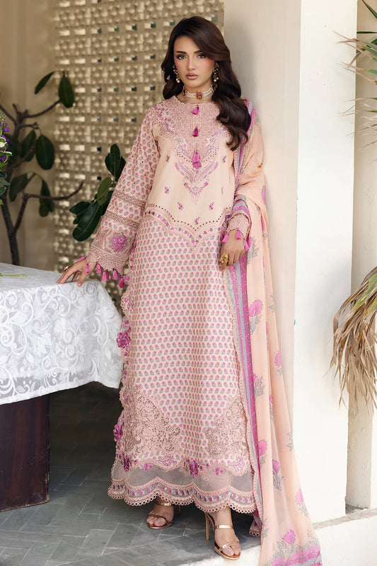 3-PC Unstitched Embroidered Lawn Collection CSN6-12
