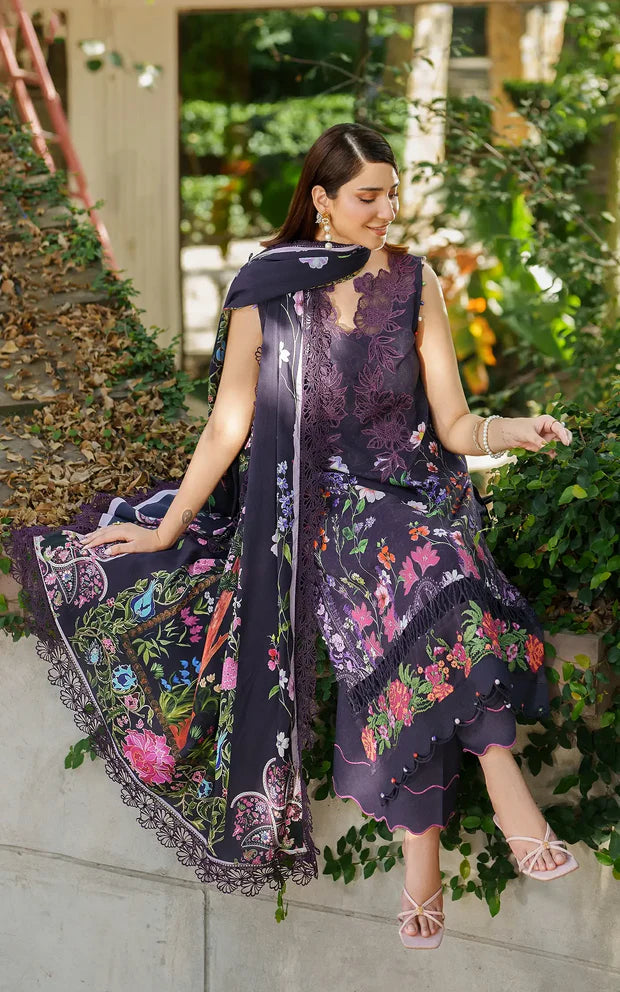 Winter Rose | 3pcs Embroidered Unstitched Winter