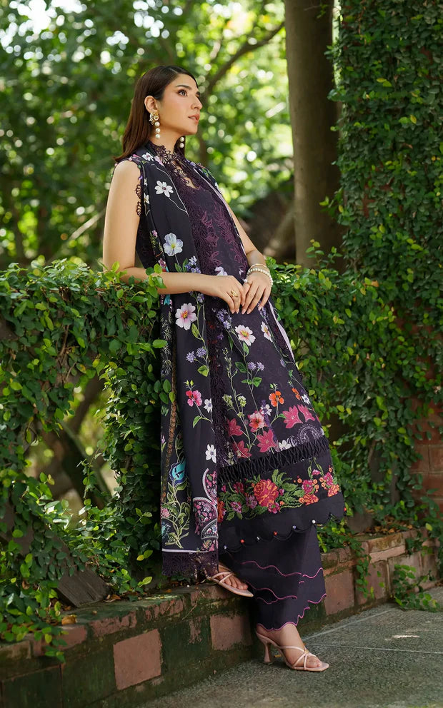 Winter Rose | 3pcs Embroidered Unstitched Winter