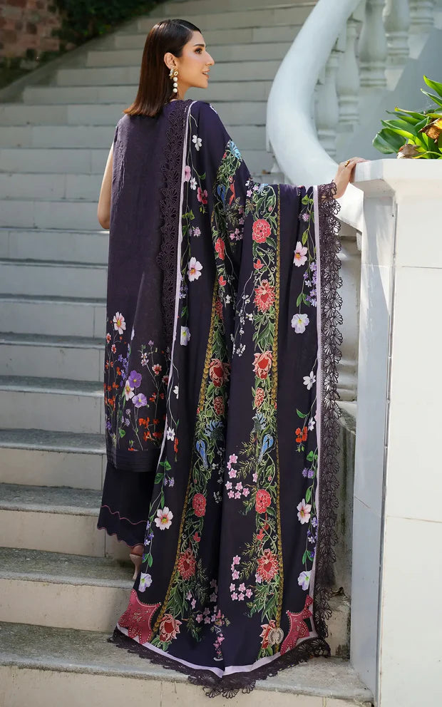 Winter Rose | 3pcs Embroidered Unstitched Winter