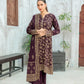 03 Piece Unstitched Pashmina Printed