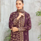 03 Piece Unstitched Pashmina Printed